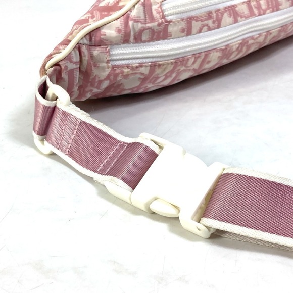 CHRISTIAN DIOR Pink Trotter Shoulder Bag